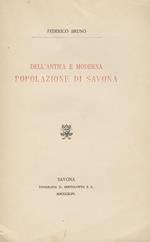 Dellantica e moderna popolazione di Savona