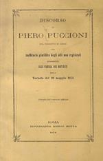 Discorso di Piero Puccioni sul progetto di legge per inefficacia giuridica degli atti non rigistrati. Pronunziato alla Camera dei Deputati nella tornata del 20 maggio 1874. Estratto dal resoconto ufficiale