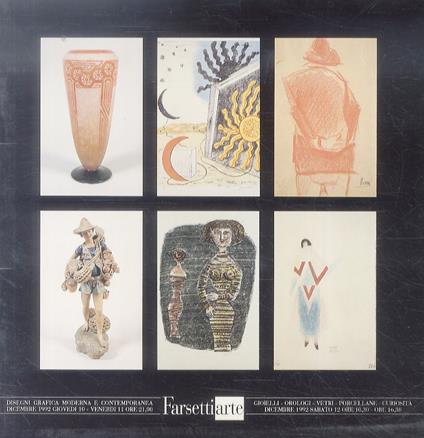 Disegni, grafica moderna e contemporanea. Oggettistica 800. 900: gioielli antichi, orologi, soprammobili, porcellane, vetri, bronzi, rame, curiosità. Vendita all'asta - copertina