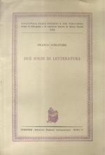 Due soldi di letteratura