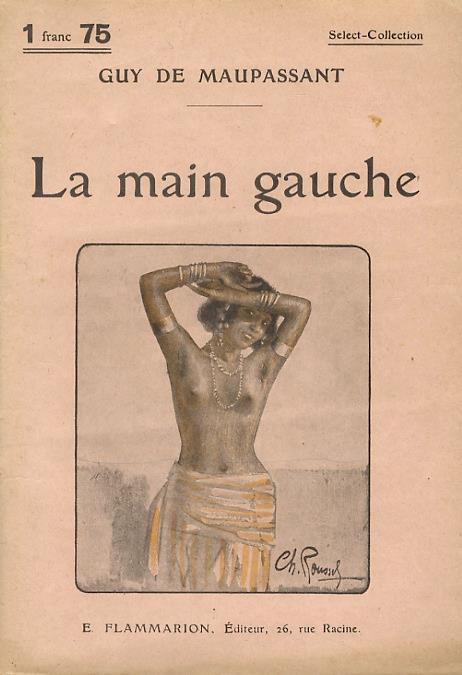 La main gauche - Guy de Maupassant - copertina