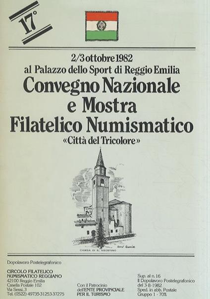 Matteo Maria Boiardo, un uomo come noi. In: 17° Convegno Nazionale e Mostra Filatelico Numismatico Città del Tricolore. Supplemento al n. 16, Il Dopolavoro Postelegrafonico - Ugo Bellocchi - copertina