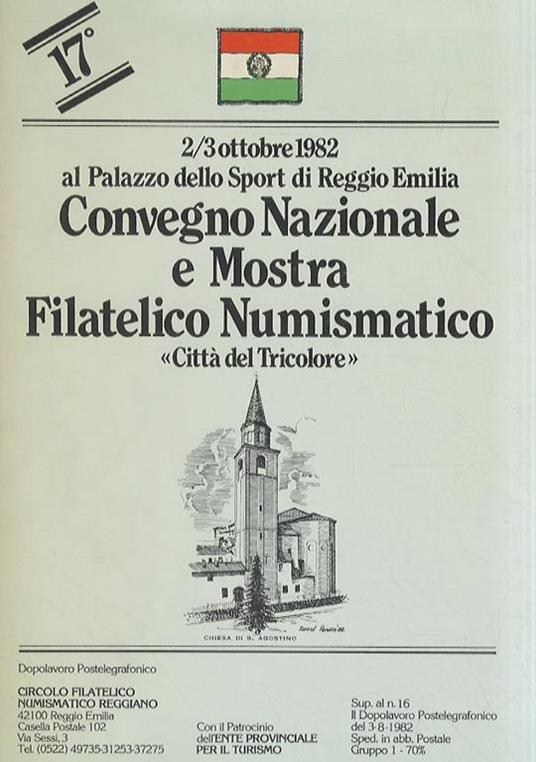Matteo Maria Boiardo, un uomo come noi. In: 17° Convegno Nazionale e Mostra Filatelico Numismatico Città del Tricolore. Supplemento al n. 16, Il Dopolavoro Postelegrafonico - Ugo Bellocchi - copertina
