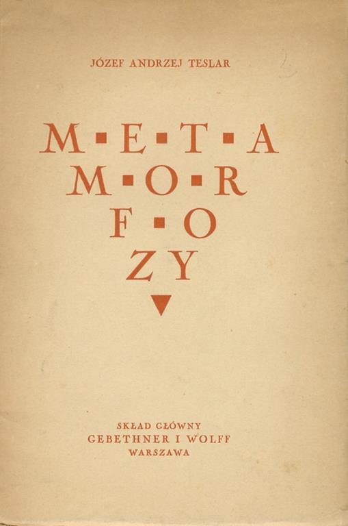 Metamorfozy. Versi - copertina