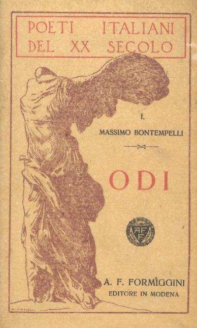 Odi - Massimo Bontempelli - copertina