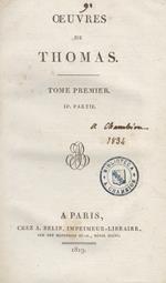 Oeuvres complètes. Tome I Iere Partie* et IIème Partie. Tome II Iere Partie* et IIème Partie