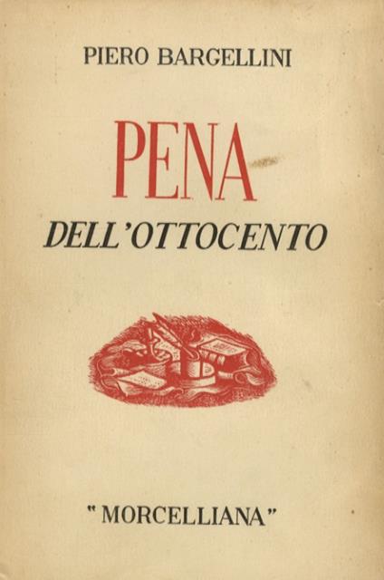 Pena dellOttocento - Piero Bargellini - copertina