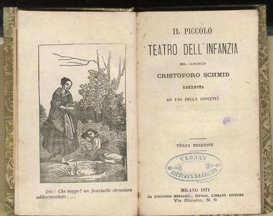Il piccolo teatro dellinfanzia. Operetta ad uso della gioventù - Carlo Schmid - copertina