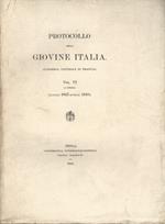 Protocollo della Giovine Italia. Congrega centrale di Francia. Vol. VI e ultimo Luglio 1847-Aprile 1848