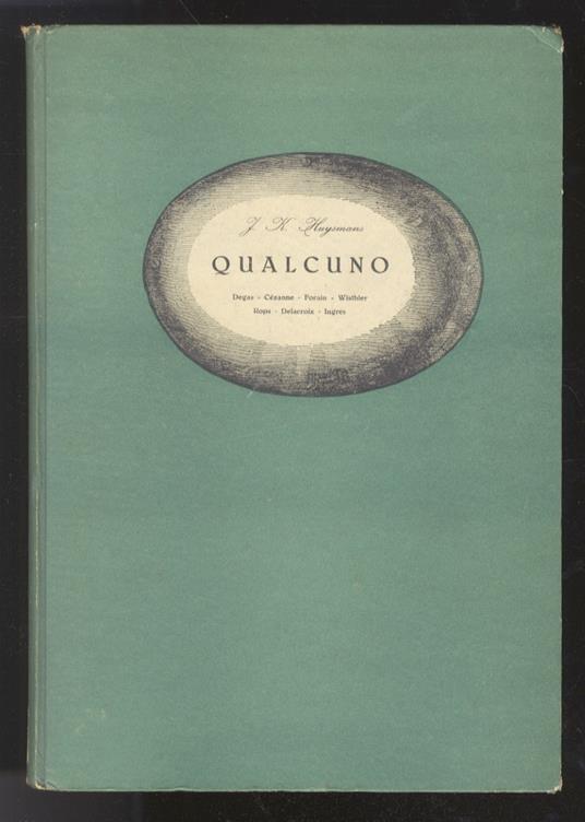 Qualcuno. Degas. Cézanne. Forain. Wisthler. Rops. Delacroix. Ingres. Introduzione e traduzione di Libero de Libero - Joris-Karl Huysmans - copertina