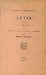 Ricordi intorno ai boschi e alle piccole industrie forestali nella provincia di Arezzo