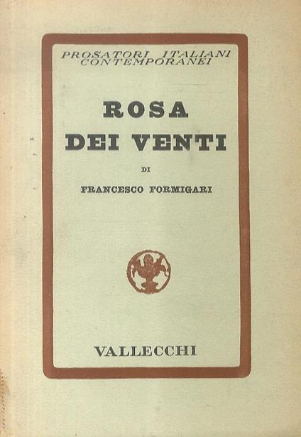 Rosa dei venti - Francesco Formigari - copertina