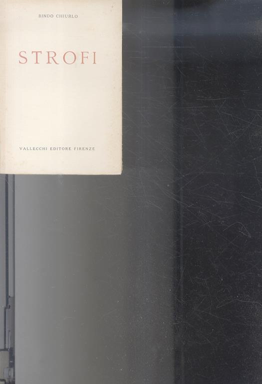 Strofi - Bindo Chiurlo - copertina