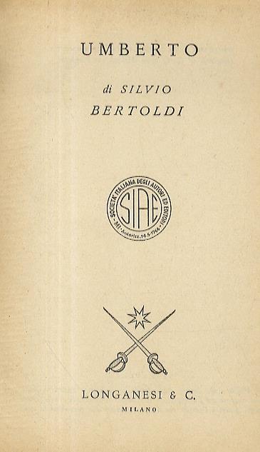 Umberto di Savoia - Silvio Bertoldi - copertina