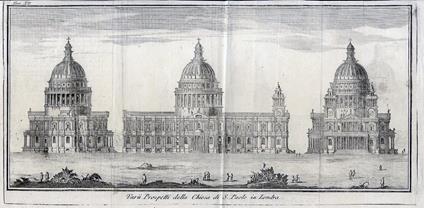 Varii prospetti della chiesa di S. Paolo in Londra - Thomas Salmon - copertina