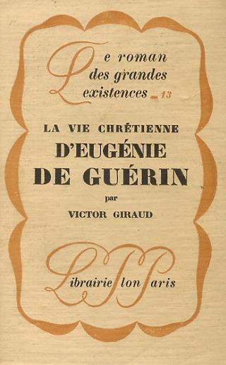La vie chrétienne d'Eugenie de Guérin - Victor Giraud - copertina