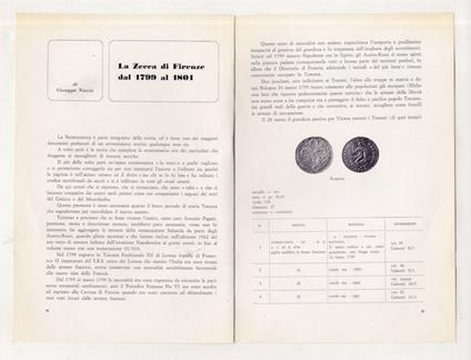 La Zecca di Firenze dal 1799 al 1901 - G. Nascia - copertina