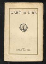 L’art de lire
