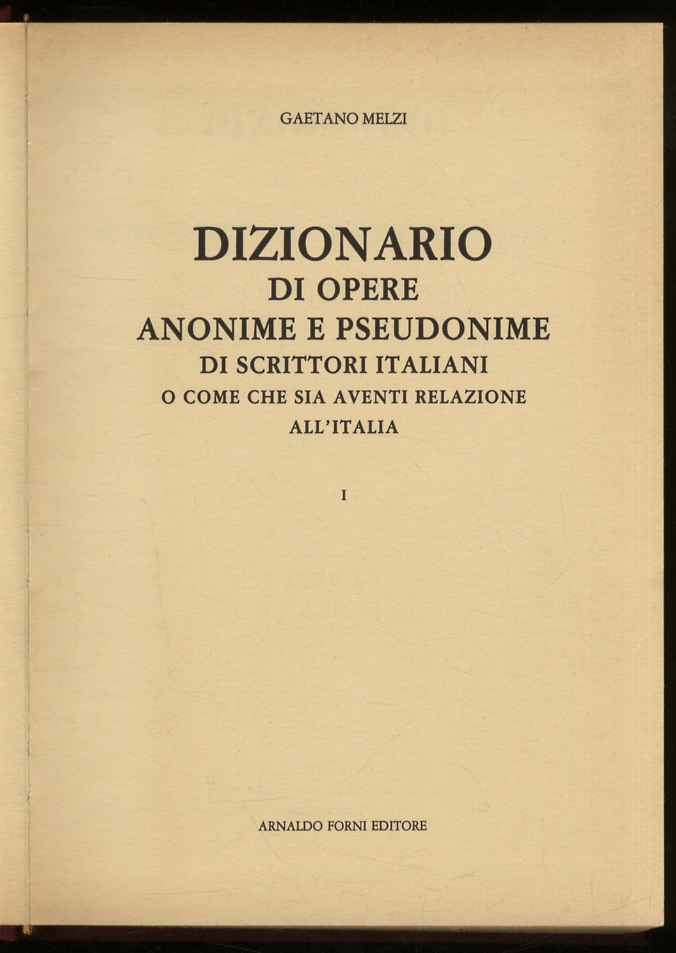 Libreria antiquaria Gozzini