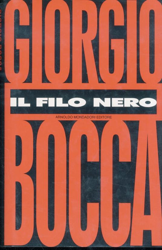 Il filo nero - Giorgio Bocca - copertina