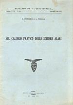 Sul calcolo pratico delle schiere alari.