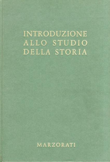 Introduzione allo studio della storia. (Saggi - copertina