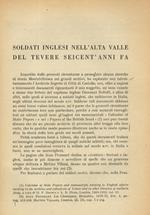 Soldati inglesi nell'Alta Valle del Tevere seicent'anni fa. Estratto dal 