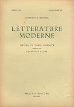 LETTERATURE moderne. Rivista di varia umanità diretta da Francesco Flora. Anno II. N. 2. Marzo-aprile 1951