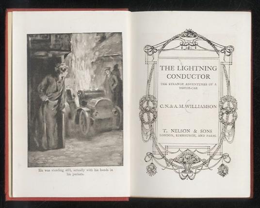 The lightning conductor. The strange adventures od a motor-car - C.N Williamson - copertina