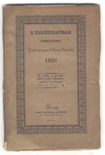 L' illustratore fiorentino. Calendario per l'anno bisestile 1836