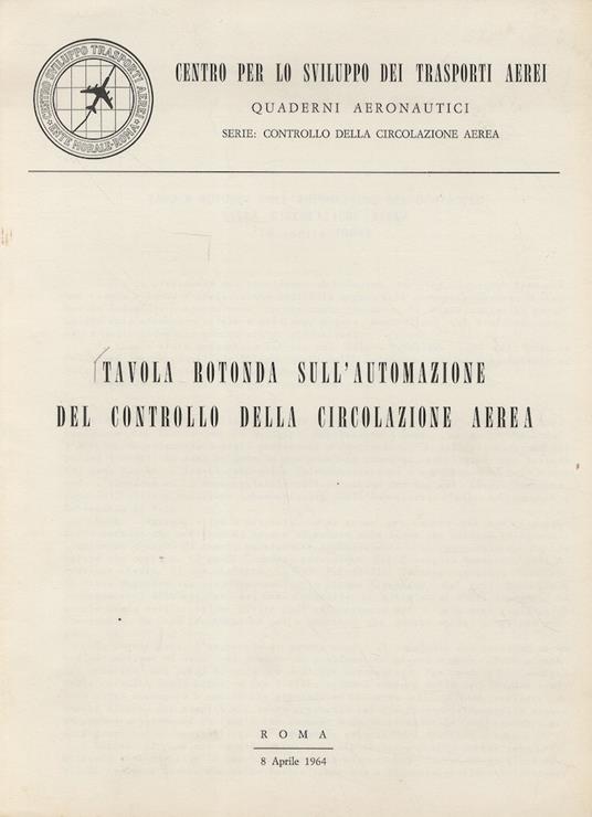Tavola rotonda sull'automazione del controllo della circolazione aerea - copertina