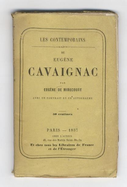 Eugène Cavaignac - Eugene de Mirecourt - copertina