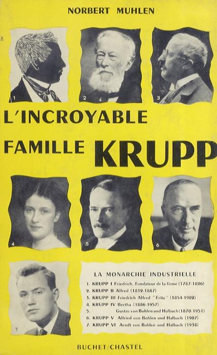 L' incroyable famille Krupp. - The incredible Krupps. Traduit de l'anglais par Nelly Weinstein - Norbert Muhlen - copertina