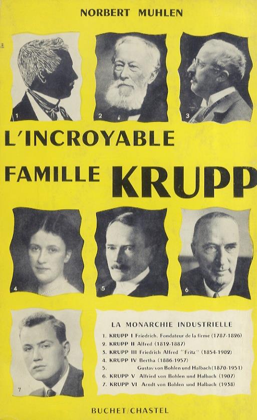 L' incroyable famille Krupp. - The incredible Krupps. Traduit de l'anglais par Nelly Weinstein - Norbert Muhlen - copertina