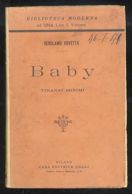Baby e tiranni minimi. Quinta edizione - Gerolamo Rovetta - copertina