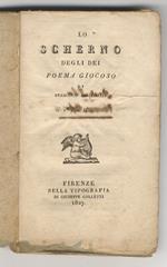 Lo scherno degli dei. Poema giocoso. Tom. II