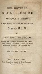Del governo delle pecore spagnuole e italiane e dei vantaggi che ne derivano. Saggio