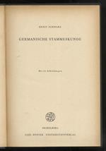 Germanische Stammeskunde. Mit 24 Abbildungen