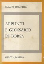 Appunti e glossario di borsa