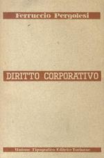 Istituzioni di diritto corporativo