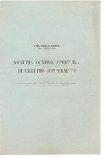 Vendita contro apertura di credito confermato