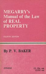 A Manual of the Law of Real Property. Fourth edition