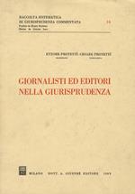 Giornalisti ed editori nella giurisprudenza