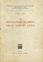 La dichiarazione dei diritti delle nazioni unite