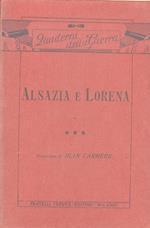 Alsazia e Lorena, di ***. Prefazione di Jean Carrère