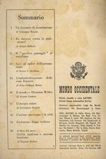 MONDO occidentale. Rivista mensile a cura dell'USIS, United States Information Service. N. 26, anno III, ottobre 1956