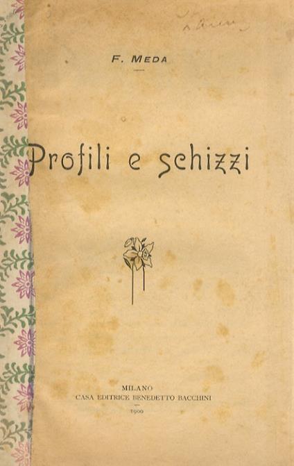 Profili e schizzi - Filippo Meda - copertina