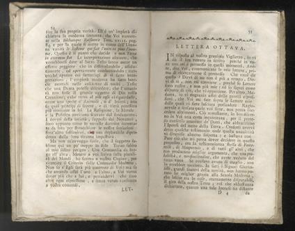 Lettere moderne nè più nè meno di quel che sono. Pare che la pluralità de mondi del Fontenelle vi abbia data occasione come pure a cercare il criterio delle commedie moderne - Giovanni Cattaneo - copertina
