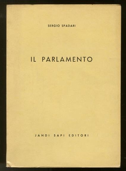 Il Parlamento - Sergio Spadari - copertina