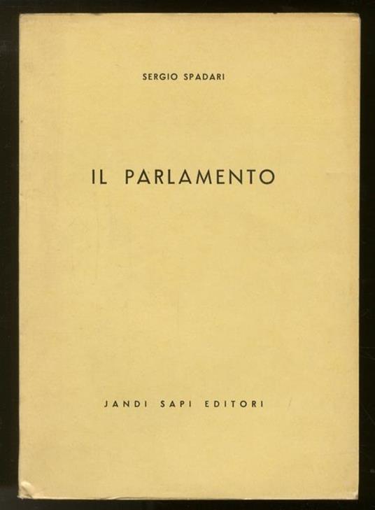 Il Parlamento - Sergio Spadari - copertina